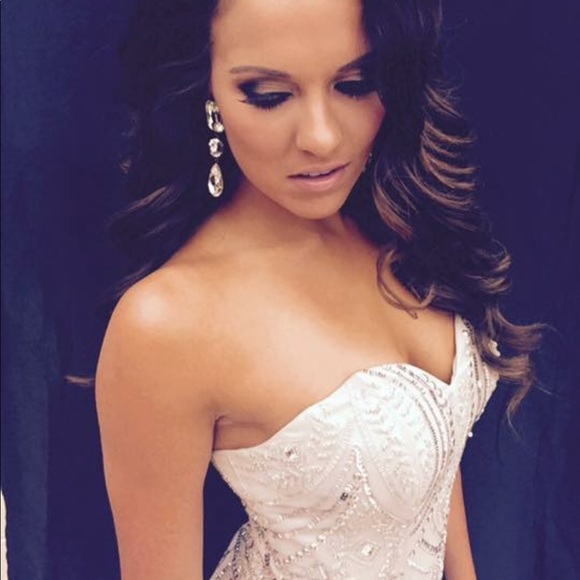 Scala silver sequin strapless dress - Picture 3 of 3